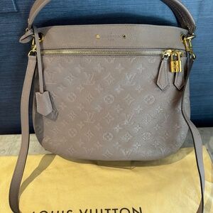 Louis Vuitton Spontini NM Handbag Monogram Empreinte Leather Bag